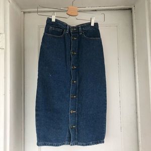 American Apparel Jean Skirt
